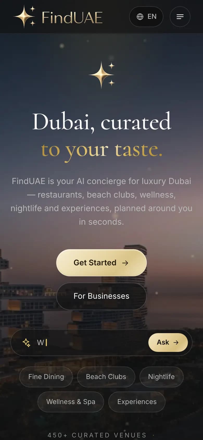 FindUAE: mobile screenshot
