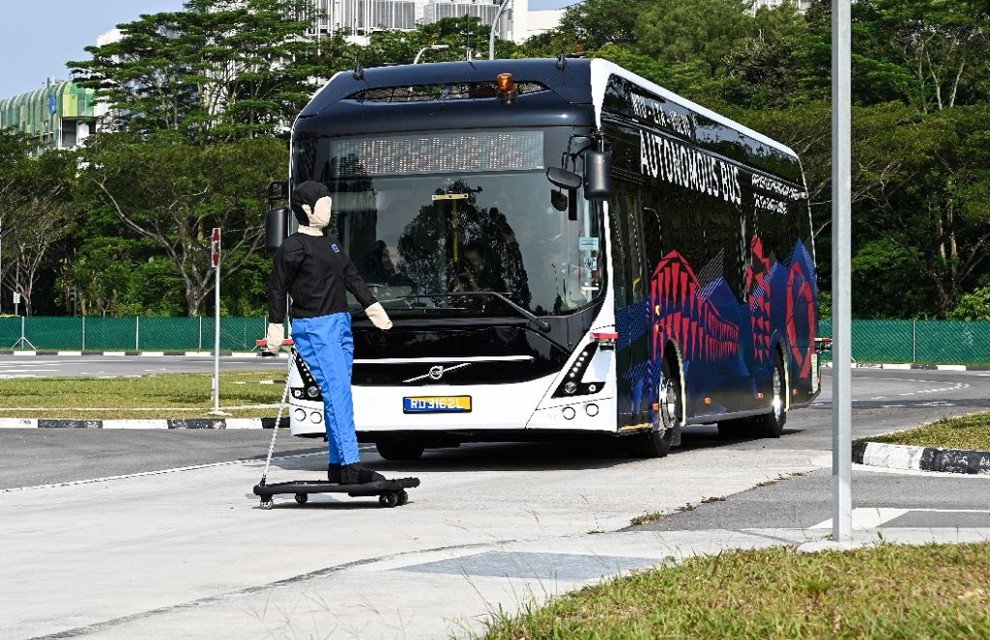 Автобус с автопилотом от Volvo выйдет на маршрут в Сингапуре